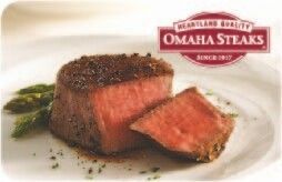$10 Omaha Steaks Gift Card