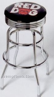 2-ring 1950's Metal Band Stool (Assembled)