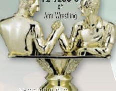 Arm Wrestling Plastic Figure Casting