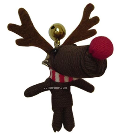 Christmas Baby Deer String Doll
