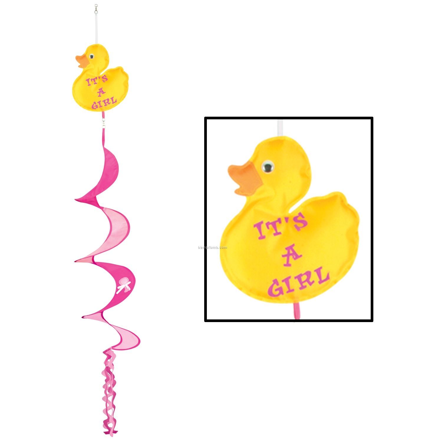 It's A Girl Just Duckie Wind Spinner