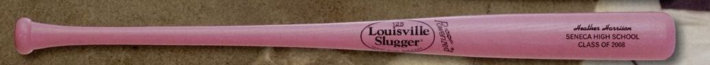 Louisville Slugger Full-size Personalized Wood Bat (Pink/ Black Imprint)