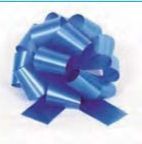 Royal Blue Poly Pull String Bow (5.5")