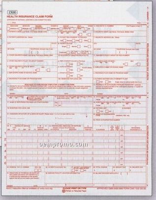 2007 Ada Personalized Claim Form - Laser Pad (1 Part)