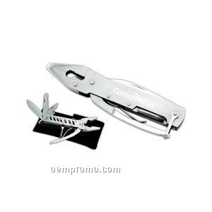 Multi-pliers- Stainless Steel 10 Function Spring Loaded Tools & Key Ring
