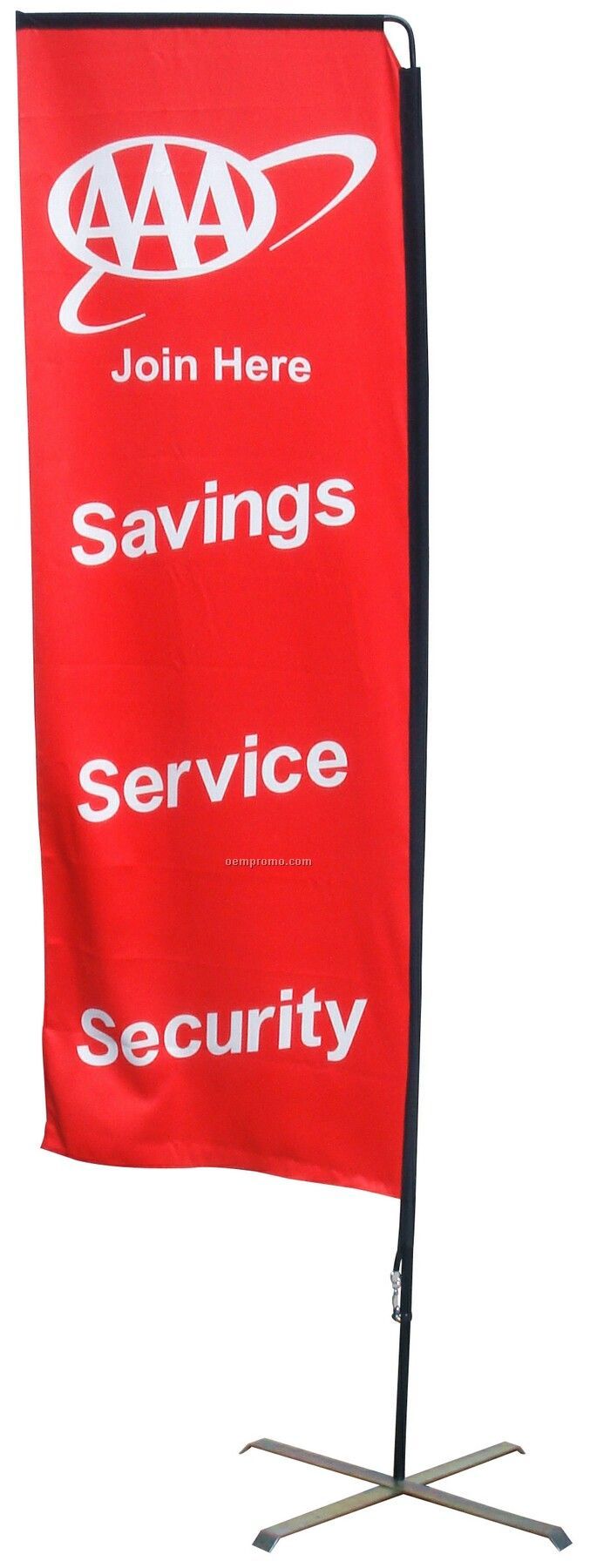 10' Double Sided Flag Banner System (Spot Color)