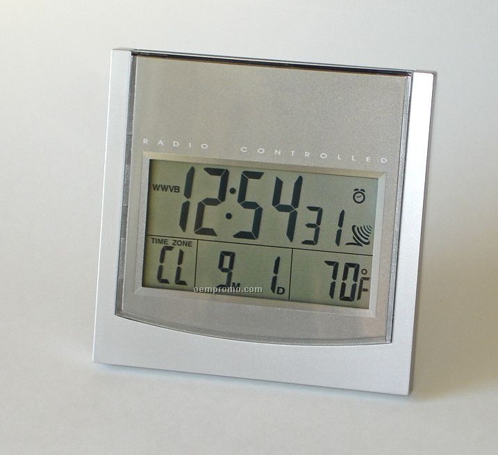 Rcc Wall/ Desk Clock With Temperature & Light