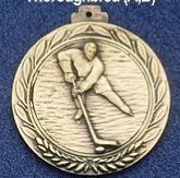 2.5" Stock Cast Medallion (Hockey 1)