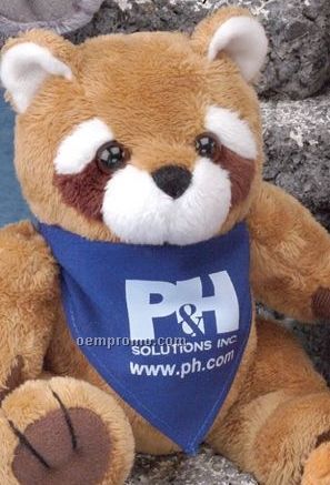 Gb Brite Plush Beanie Stuffed Raccoon