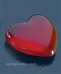 Red Heart Paperweight