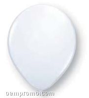 11" White Latex Single Color Balloon (100 Count)