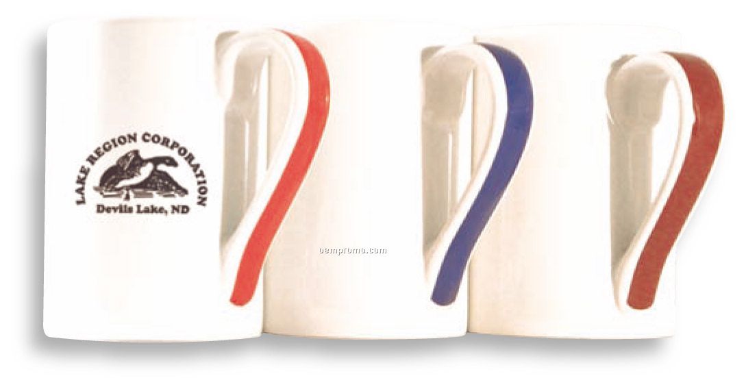 13 Oz Ceramic Ribbon Mug