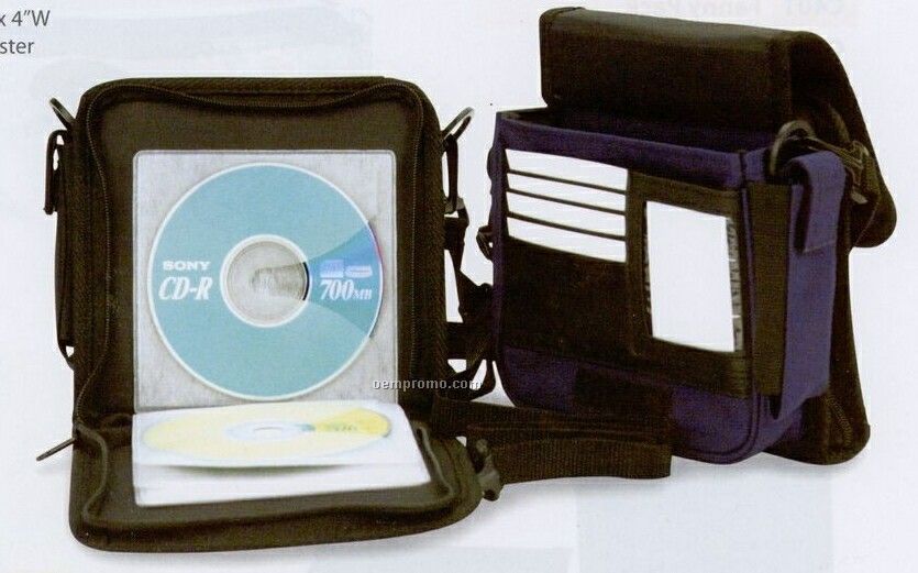 7-1/2"X4"X6-3/4" CD Player/ 12 CD Case
