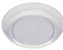 9" Crystal Designer Plastic Dish