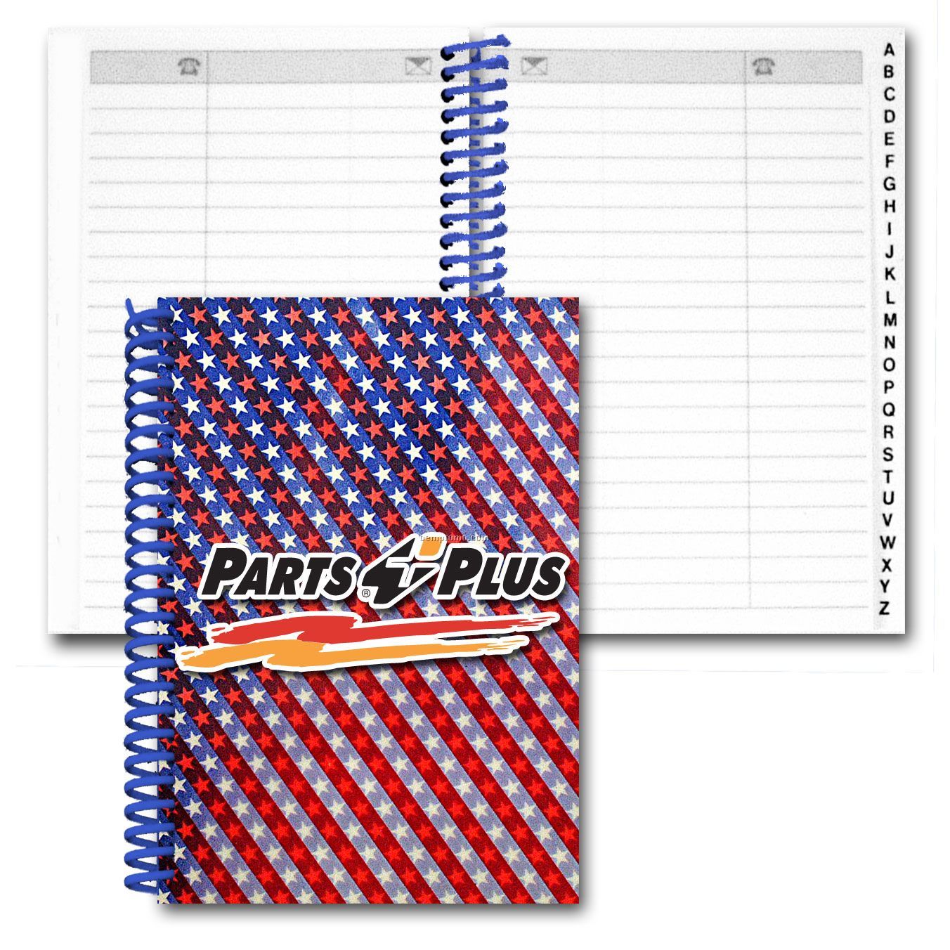 Address Book/Lenticular Usa Flag Flip Effect (Custom)
