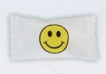 Chocolate Mint Cream Soft Candy With Stock Wrapper (Smiley Face)