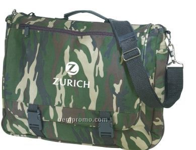 Deluxe Camo Expandable Briefcase