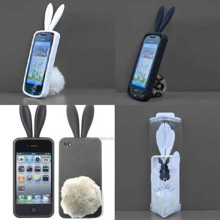 New Style Rabbit Silicone Skin For Iphone