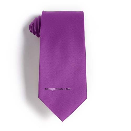 Violet Solid Color Tie