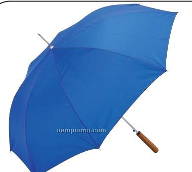 All-weather Royal Blue 48" Polyester Auto Open Umbrella
