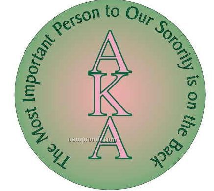 Alpha Kappa Alpha Sorority Letters Hand Mirror (2 1/2")