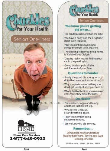 Bookmark - Senior's One-liners, Chuckles For Your Health