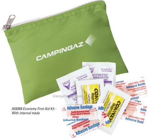 Economy First Aid Kit W/ Internal Med In Pouch