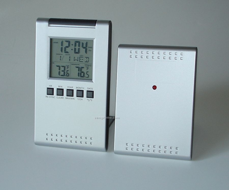 Indoor / Outdoor Digital Thermometer & Clock