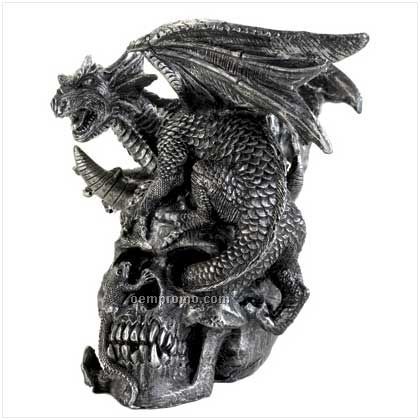 Skull & Dragon Figurine