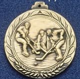 2.5" Stock Cast Medallion (Hockey 2)