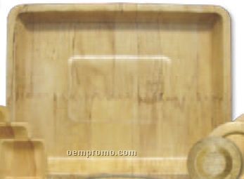 8"X5.75" Rectangle Bamboo Plate