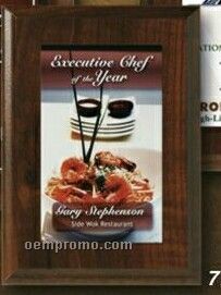 Econo Cherry Plaque With Sublimated Plate (5"X7")