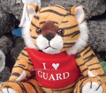 Gb Brite Plush Beanie Stuffed Tiger