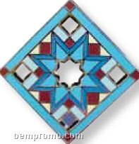 Hard Enamel Cloisonne Lapel Pin (1")