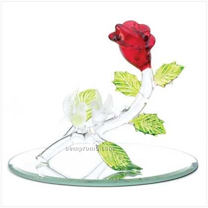 Love's Landing Glass Figurine