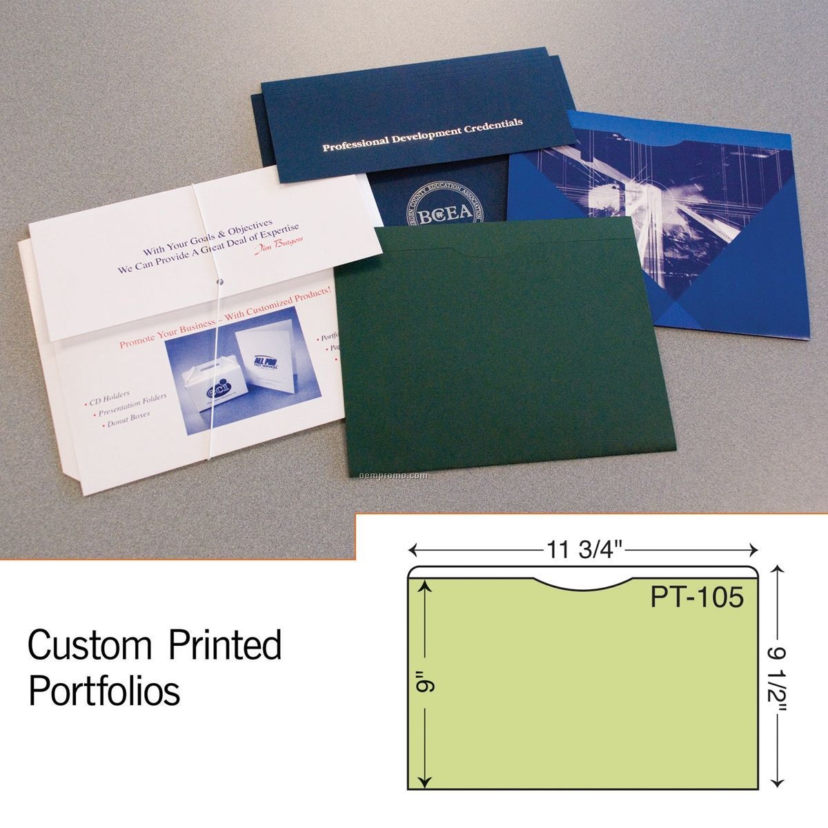 Portfolio File Jacket (1 Color/1 Side)