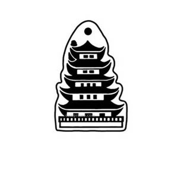 Stock Shape Collection Pagoda Key Tag
