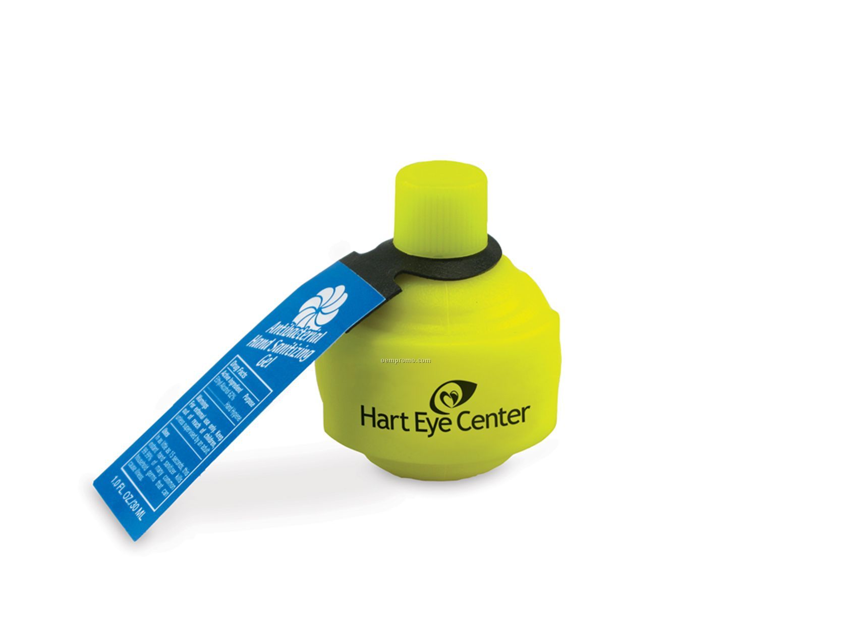 1 Oz. Antibacterial Gel Hand Sanitizer In Tennis Ball Bottle (Alcohol)