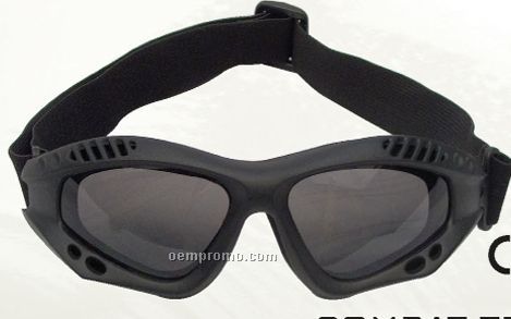 Black Ventec Tactical Goggles