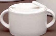 Concavo Porcelain Covered Sugar Bowl