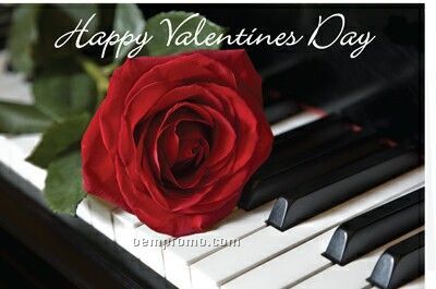 Single Rose Valentine's Day Greeting Card