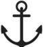 Stock Anchor Mascot Chenille Patch