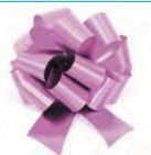 Lavender Poly Pull String Bow (5.5")