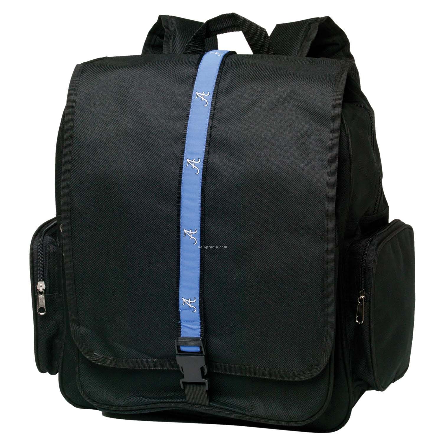 Premium Nylon Backpack - Custom Woven Logo
