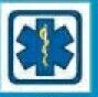 Safety Stock Temporary Tattoo - Emt Patch/ Blue Medical Symbol (1.5"X1.5")