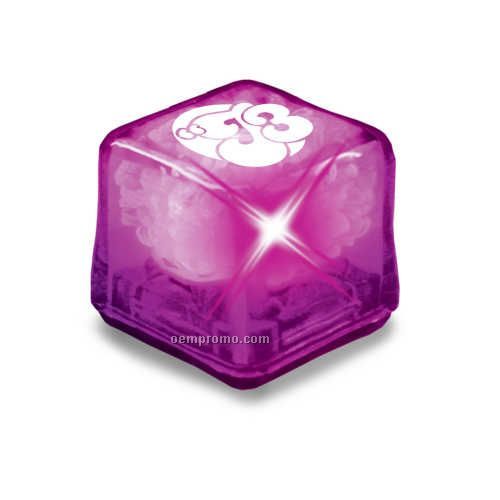 Purple LED Ultra Glow Ice Cube