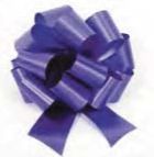 Purple Poly Pull String Bow (5.5")