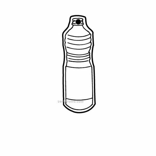 Stock Shape Collection Bottle 5 W/ Label Outline Key Tag