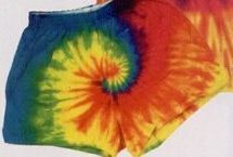 Girls Reactive Rainbow Tye Dye Shorts