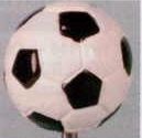 Heavy Vinyl Antenna Topper - Soccer Ball